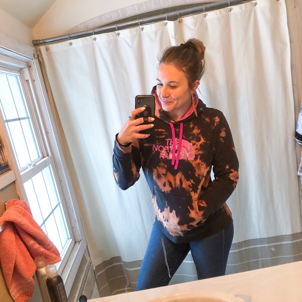 CUSTOM The North Face Hoodie - Large